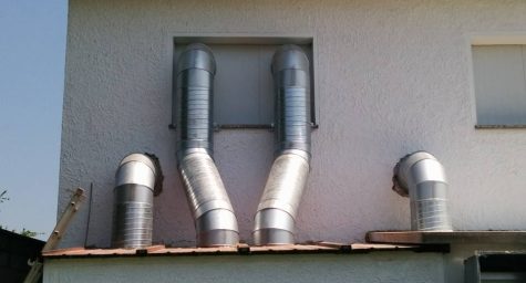 Conductos de ventilación para cámara de secado