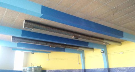 Mantenimiento de ventilación en piscina